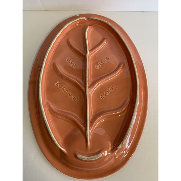 California Pottery Doranne Serving Platter Big Vintage - Picture 4 of 8